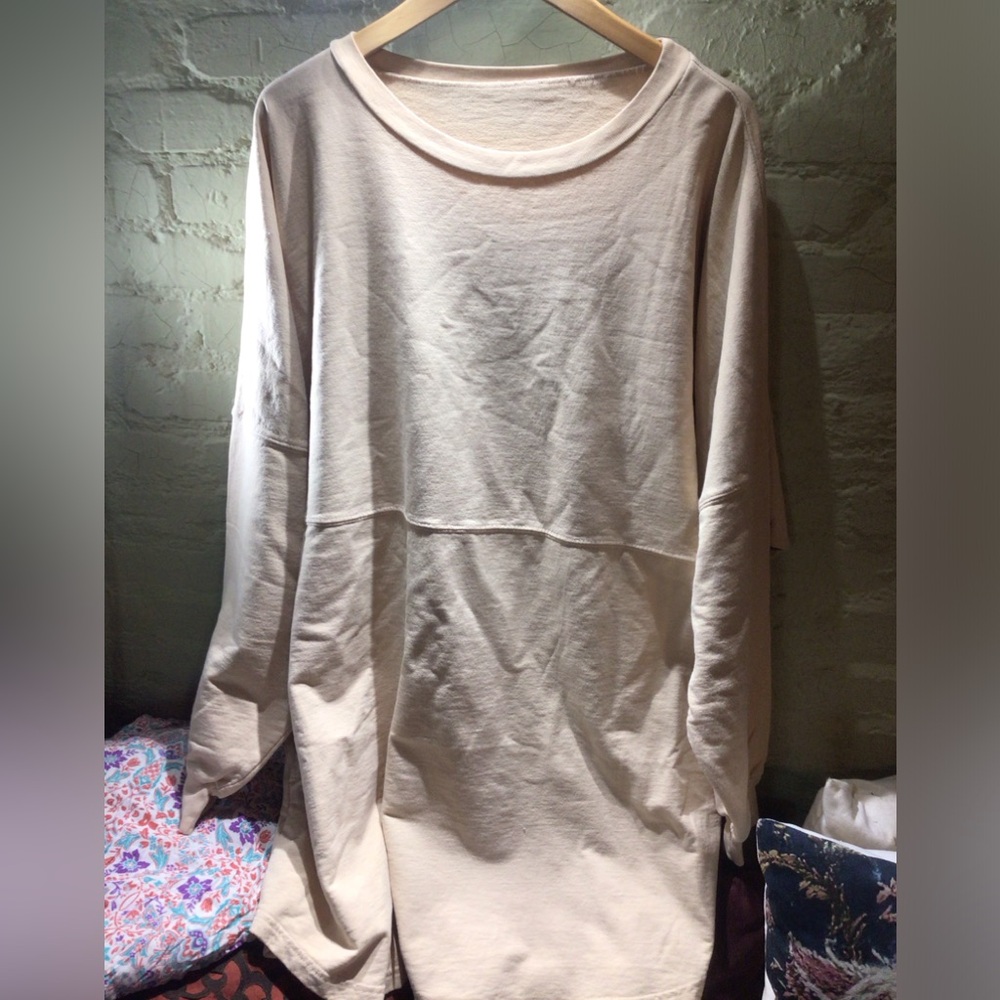 NEW! Rare Limited Run Los Angeles Apparel Oversized Oatmeal Long Sleeve sweatsh